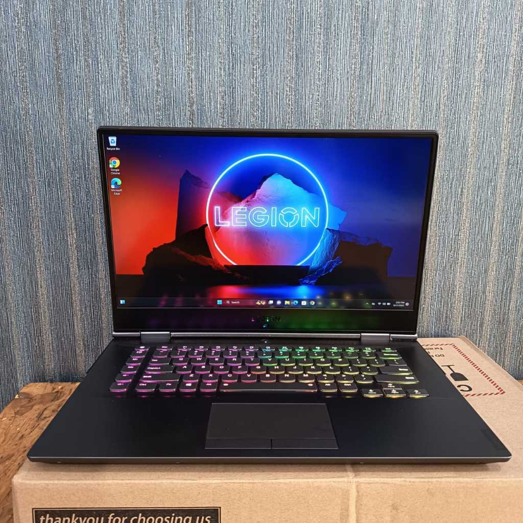 LAPTOP SECOND,Laptop Gaming Murah Lenovo Legion Y740, Core i7-8750H, Nvidia Geforce RTX 2070 8GB,  R