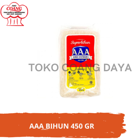 AAA BIHUN 450 GR  / BIHUN BERAS
