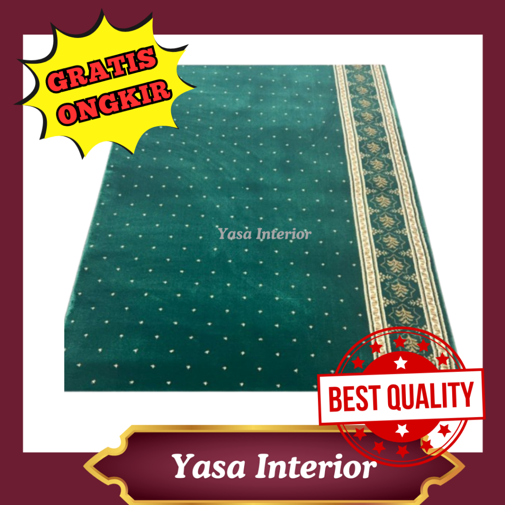 Karpet Masjid Turki Tebal 18mm Sahara Meteran / Karpet Sajadah