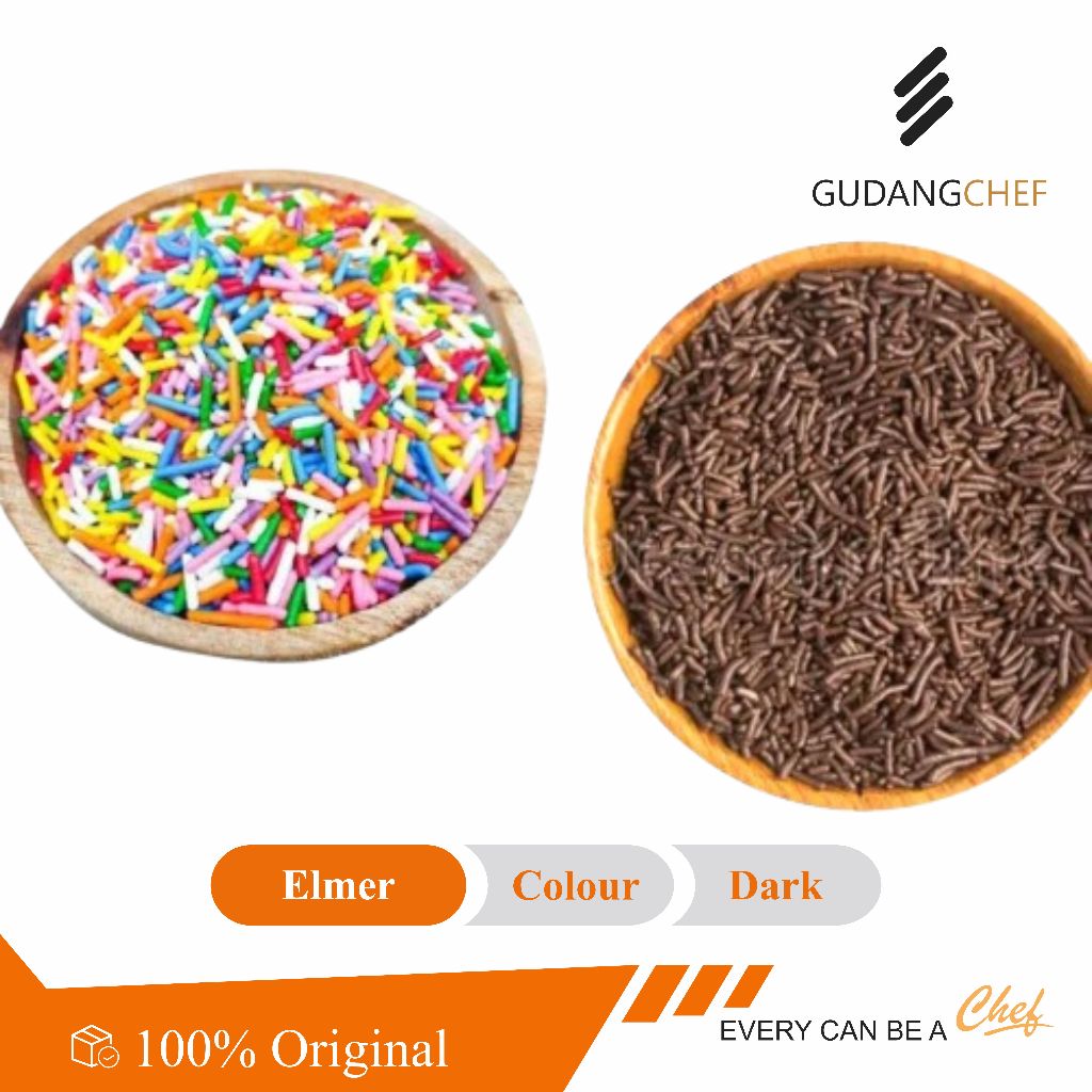 Elmer Meses Warna Warni - Rainbow/Colour 5KG-10KG & Elmer Meses Vista Dark - Carton/12.5KG