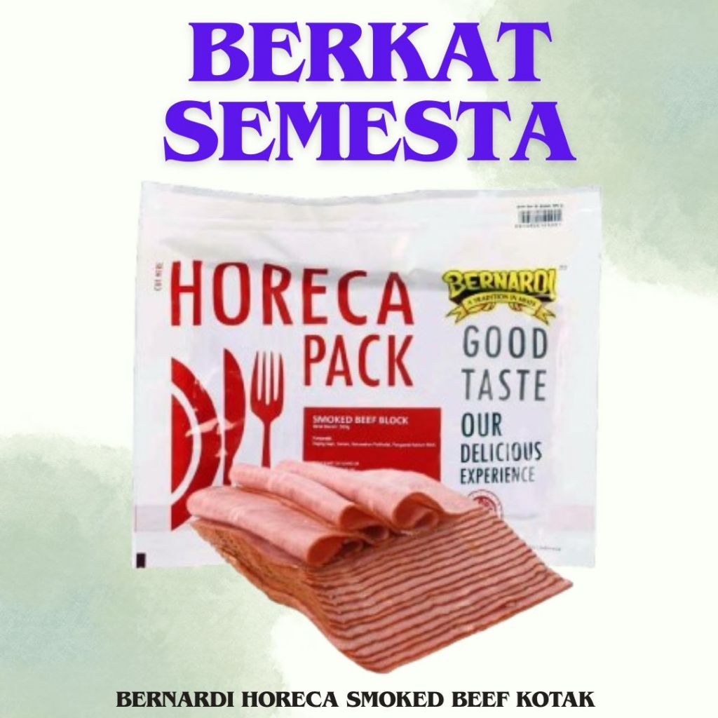BERNARDI HORECA SMOKED BEEF KOTAK 500G