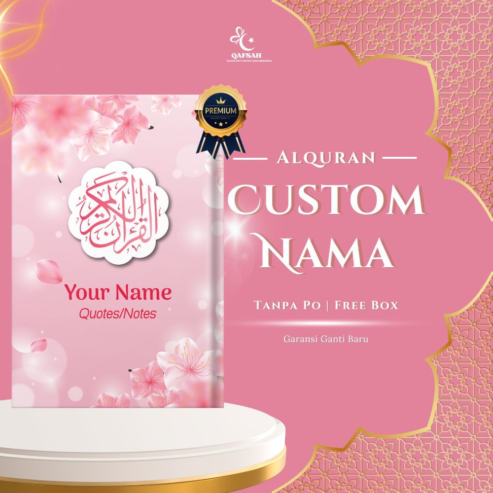Qafsaa - Alquran Terjemah Bisa Custom Nama A5 A6 || Alquran Custom Terjemah Latin