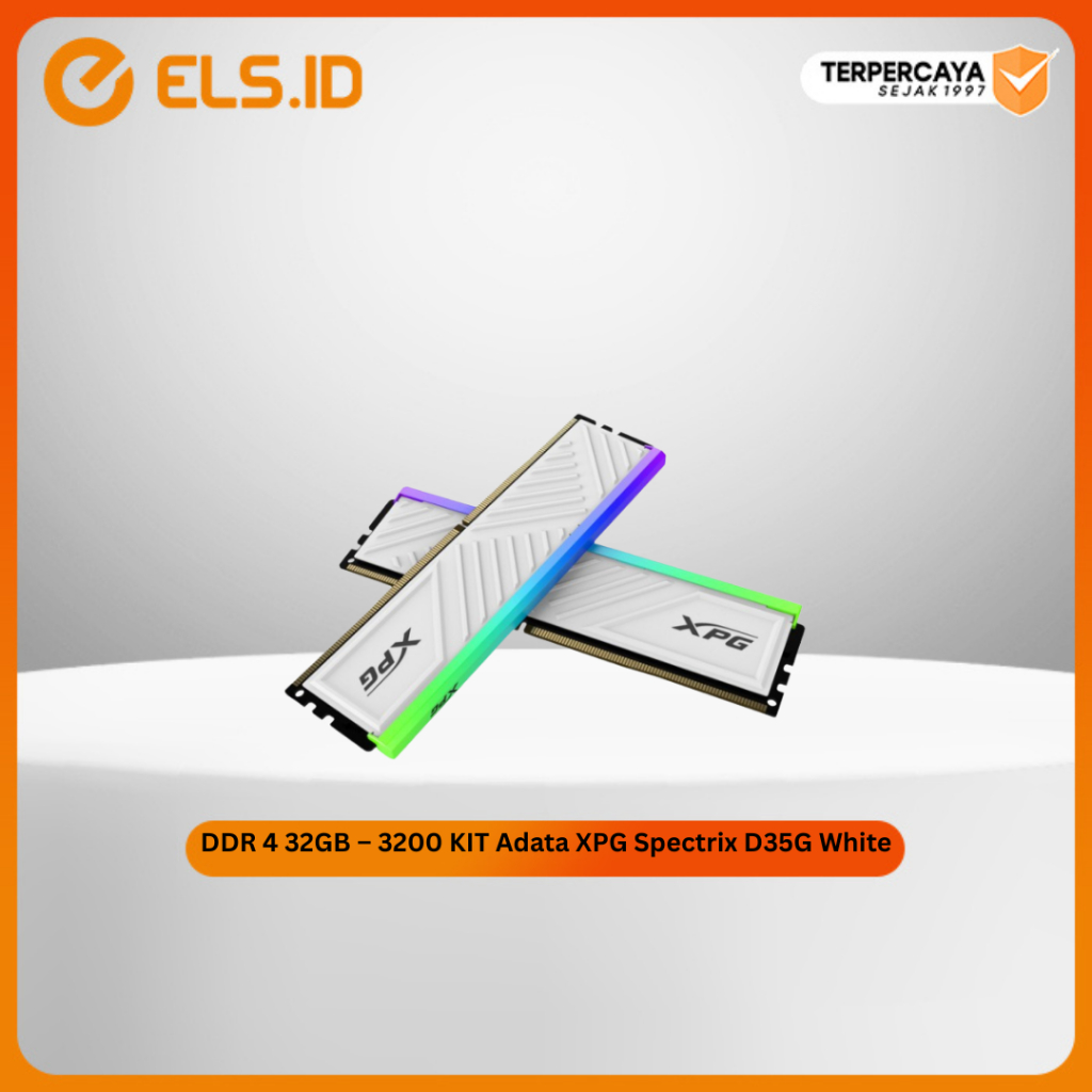RAM DDR 4 32GB – 3200 KIT Adata XPG Spectrix D35G White