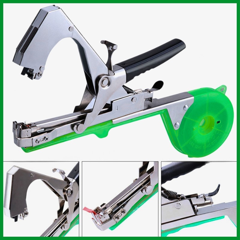 Tapetool Pengikat Tanaman Merambat Alat Merapikan Tanaman Paket Staples Pita / Tapetool Pengikat Tan