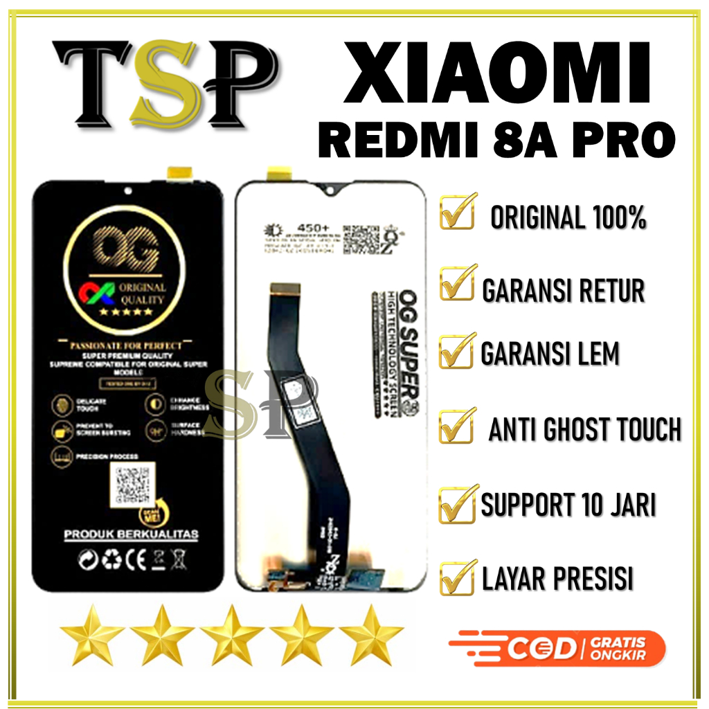 LCD XIAOMI REDMI 8A PRO  FULLSET TOUCHSCREEN ORIGINAL 100%