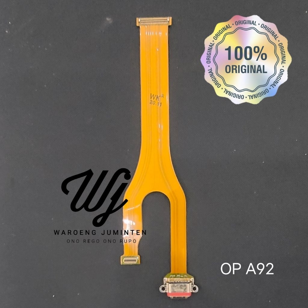 FLEXIBLE BOARD CAS OPPO A92 / KONEKTOR CAS OPPO A92 / PLUG-IN BOARD CHARGER OPPO A92 ORIGINAL
