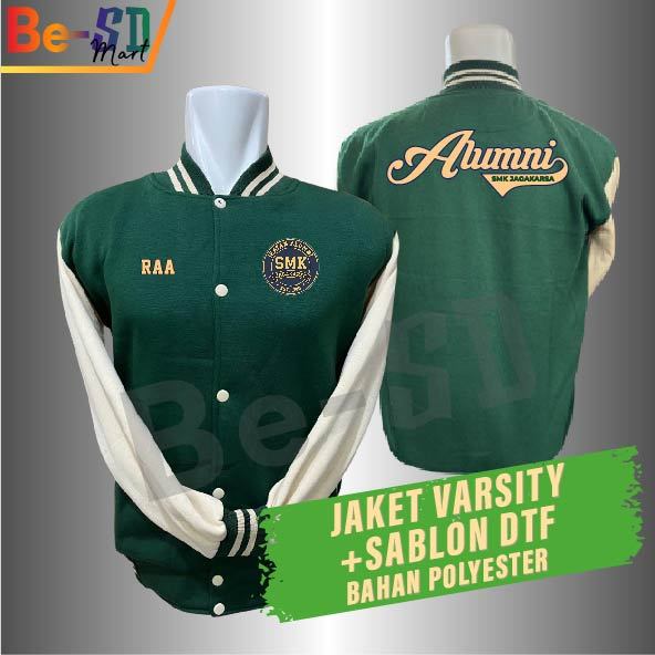 Jaket Baseball Kancing Acara Alumni I Jaket Angkatan Sekolah Kampus I Acara Kantor I Custom Sablon D