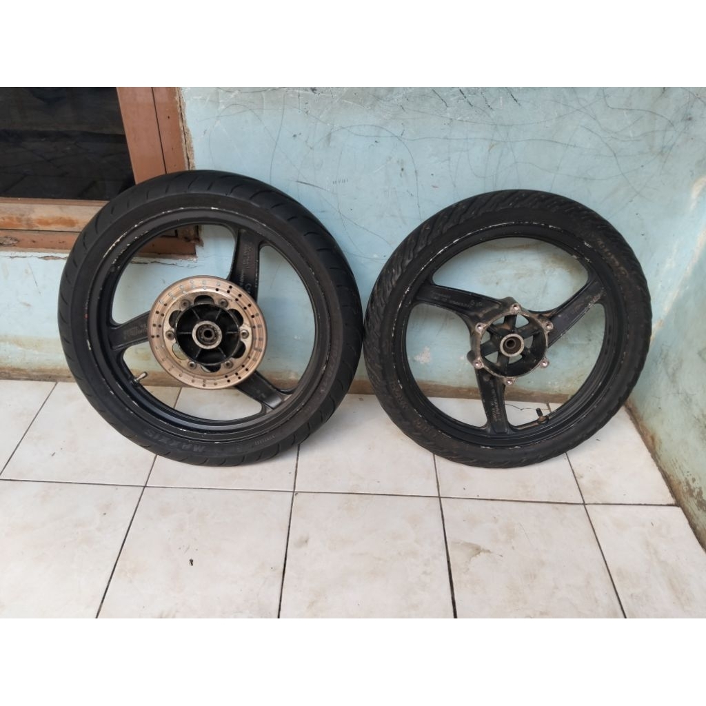 velg NINJA RR new original copotan ring 17. pnp ninja rr old. bonus ban