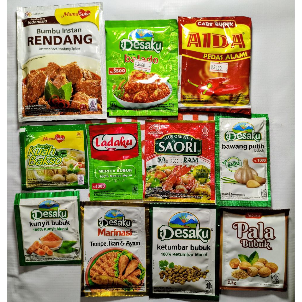 

DESAKU ALL VARIANT BUMBU MASAK INSTAN