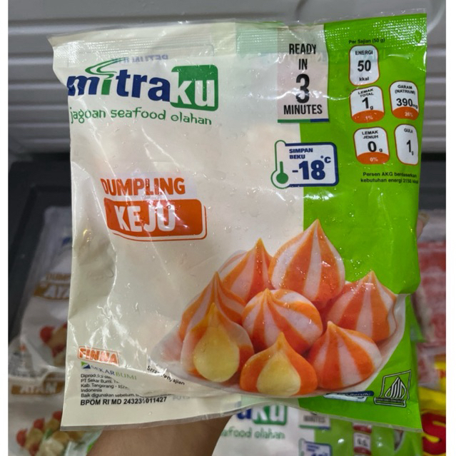 MITRAKU chicken dumpling 250gr|| dumpling ikan isi ayam