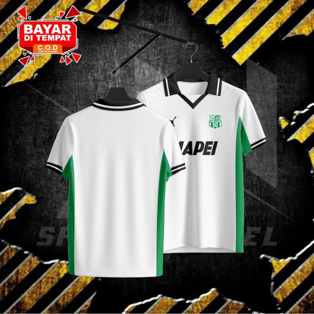 Jersey Sassuolo Away putih 2025-26 jersey Sassuolo Calcio | jersey vintage | jersey retro | jersey f