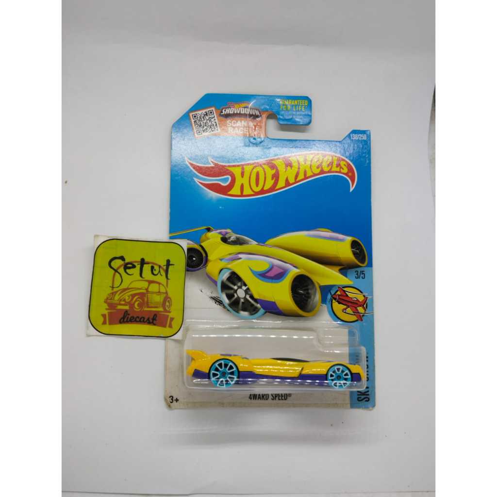 HOT WHEELS HOTWHEELS TH REG 4WARD SPEED TH REG KUNING YELLOW BALAP RACE