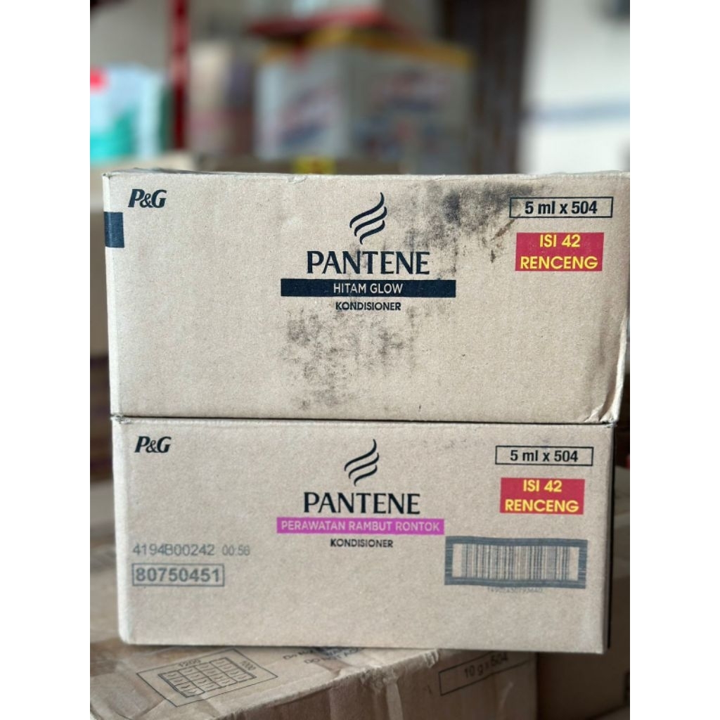 Paket Usaha 1 Dus Pantene Kondisioner 5 ML isi 504 Sachet Bersegel Resmi Pabrik