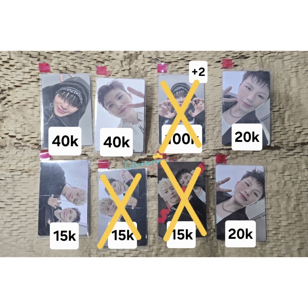 Photocard Woozi Seventeen Beam Howoo Hoshi