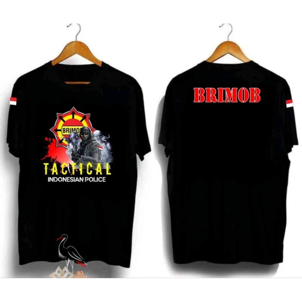Kaos Brimob Tactical Indonesian Police | Kaos Brimob Keren
