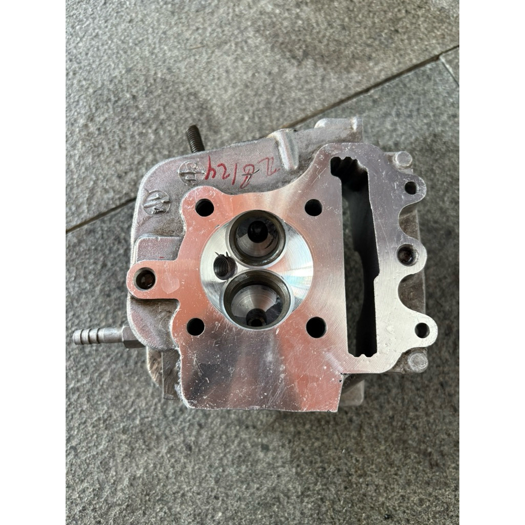 Head beat klep 28/24 rubah sudut intake kotak