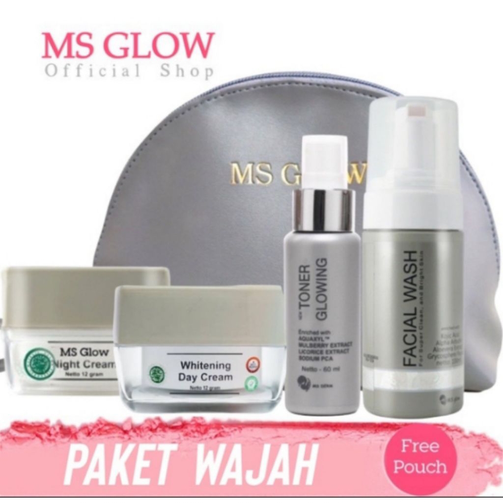 skincare 1 paket ms glow