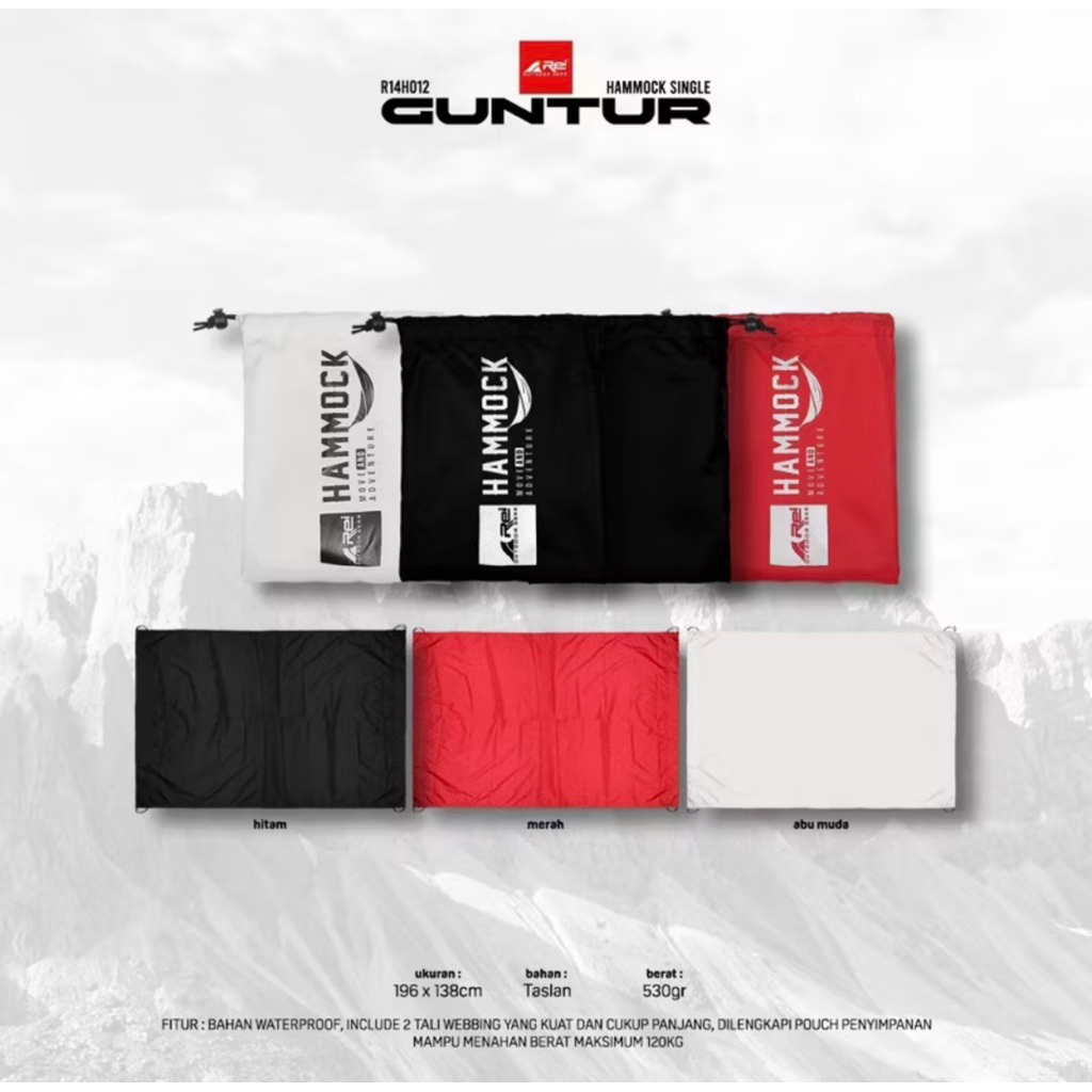 HAMMOCK CAMPING GUNTUR AREI OUTDOOR GEAR ORIGINAL