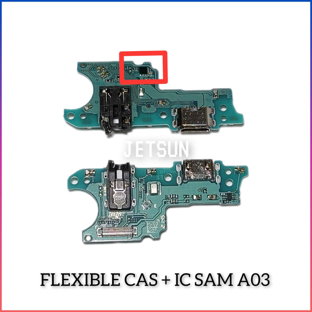 FLEXIBLE KONEKTOR CHARGER - KONCAS + IC SAMSUNG A03