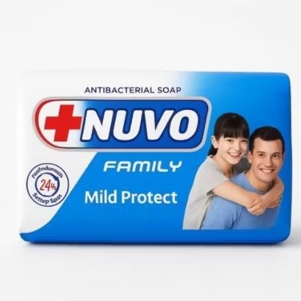 Sabun Batang Nuvo Family Biru Mild Protect