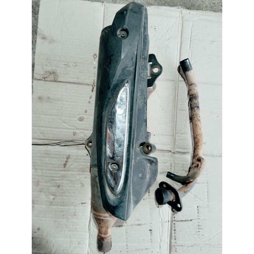 KNALPOT STANDAR XEON KARBU ORIGINAL COPOTAN MOTOR