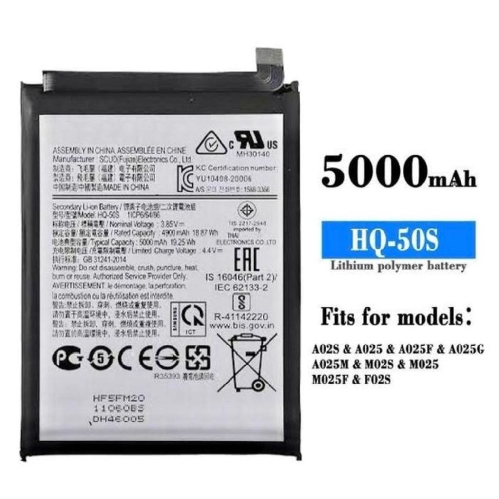 BATERAI SAMSUNG HQ-50S A02S A03 A03S M02S ORIGINAL