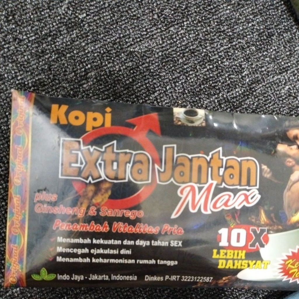 

kopi jantan max original isi 10 saset