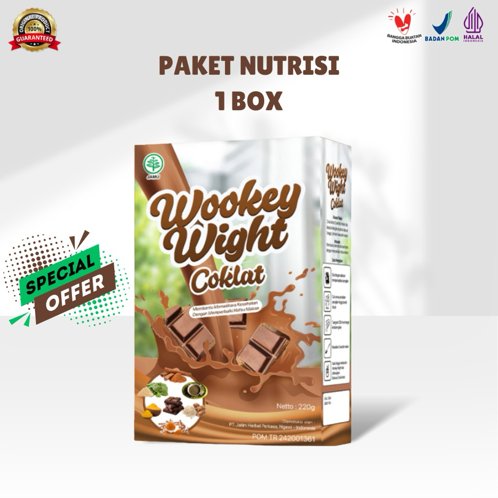 

Paket Nutrisi [ 1 BOX ]- Susu Penggemuk Badan dan Nafsu Makan Rasa Coklat 220gr