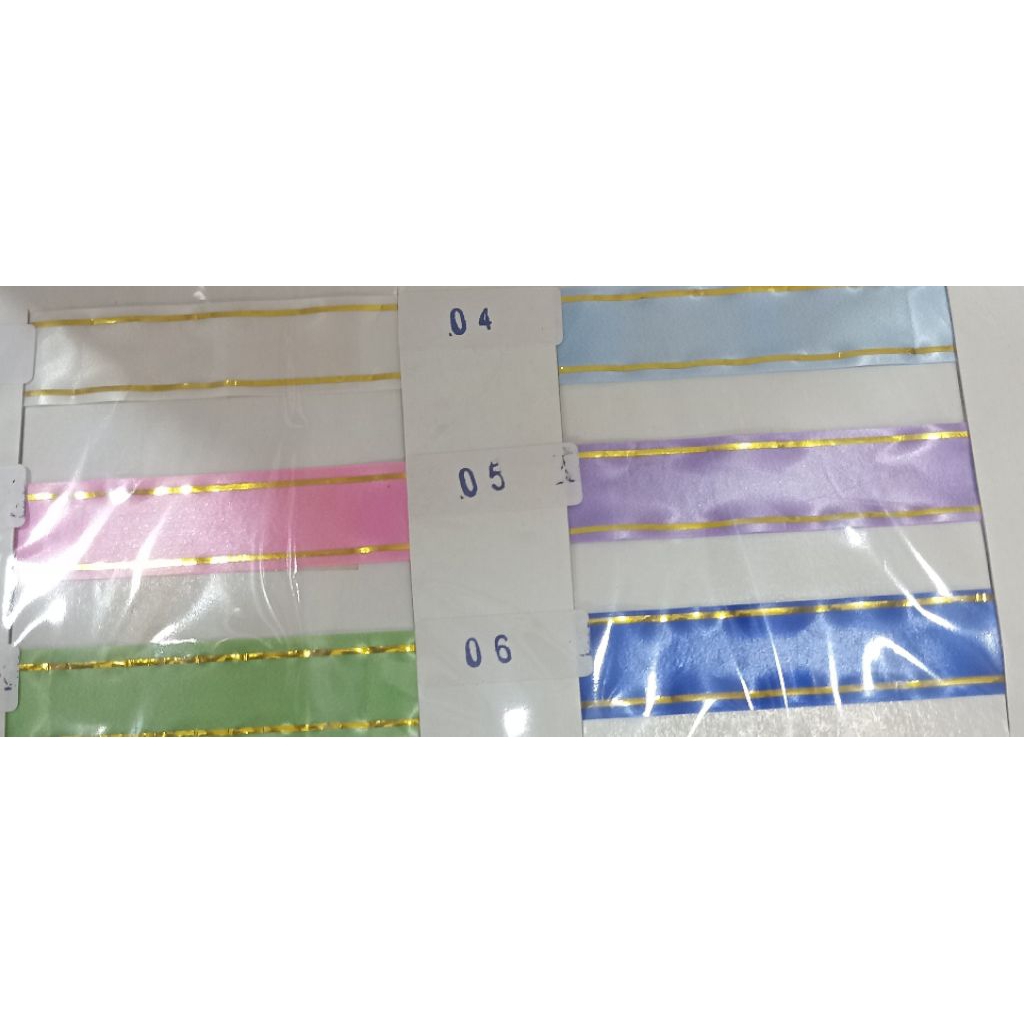 

Pita Kado List Emas 3/4" (2cm) / Roll