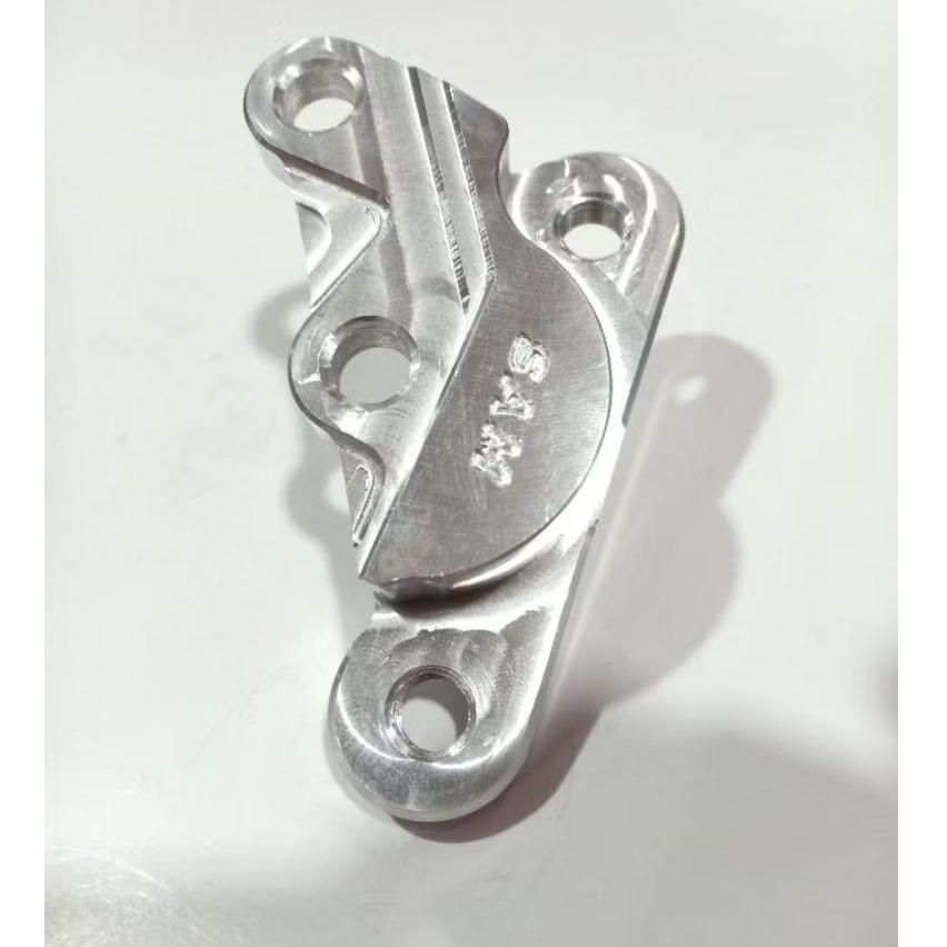 bracket kaliper 4p ktc kytaco disc 300mm new rx king 135cc/ breket  kaliver 4 piston kyta cakram pir