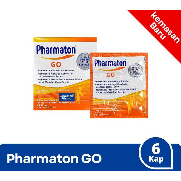 PHARMATON GO ISI 6 KAPSUL MULTIVITAMIN