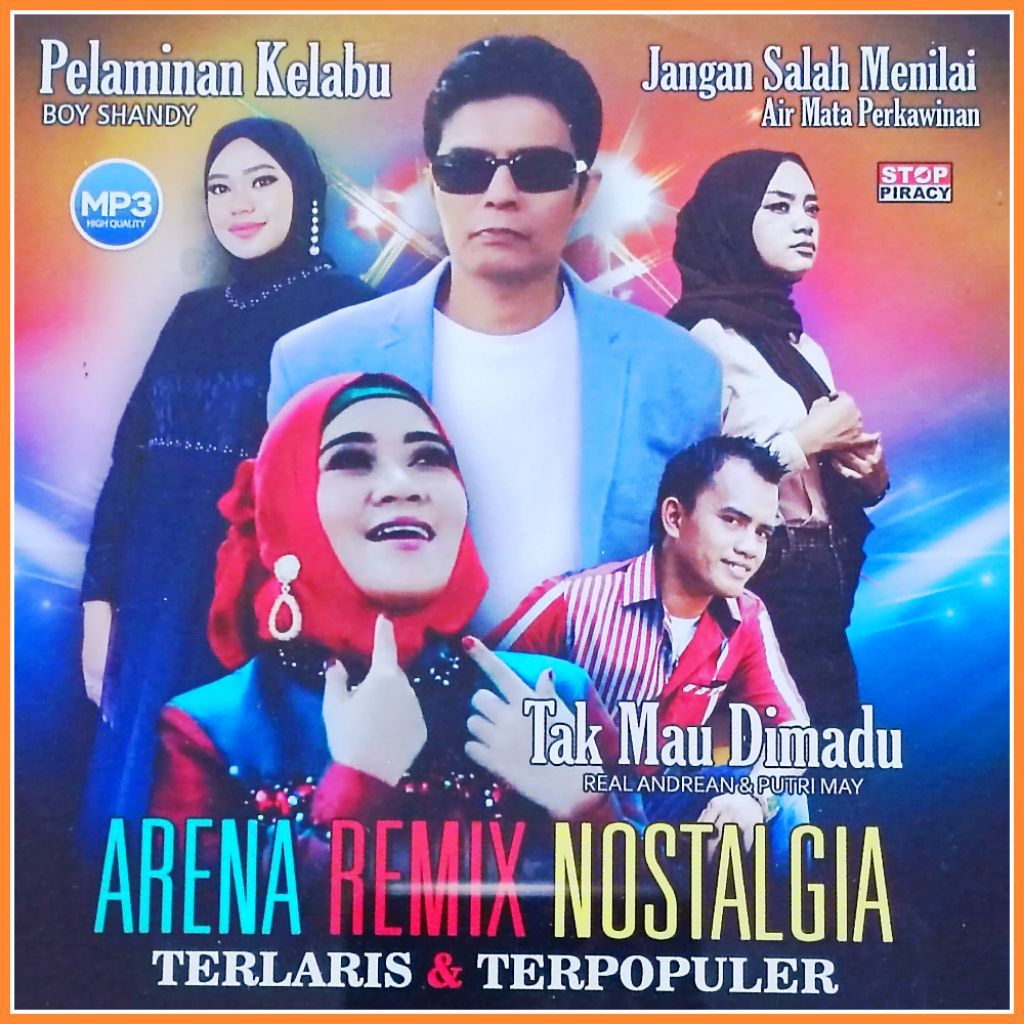 Kaset MP3 Lagu Dangdut Arena Remix Nostalgia Campuran Album Pilihan Terpopuler isi 115 Judul
