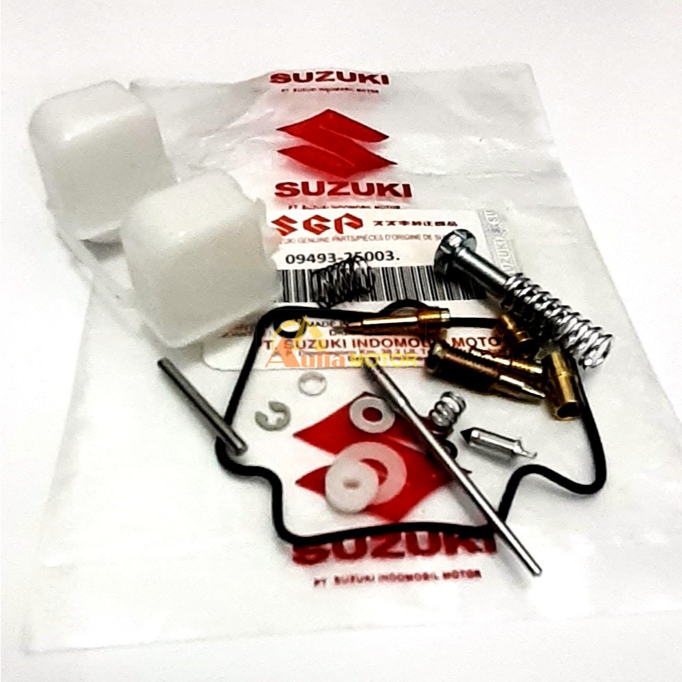AM01 SATRIA FU PELAMPUNG + REPAIRKIT KARBU ISI REPAIR KIT KARBU SATRIA FU SATRIA FU150 SUZUKI