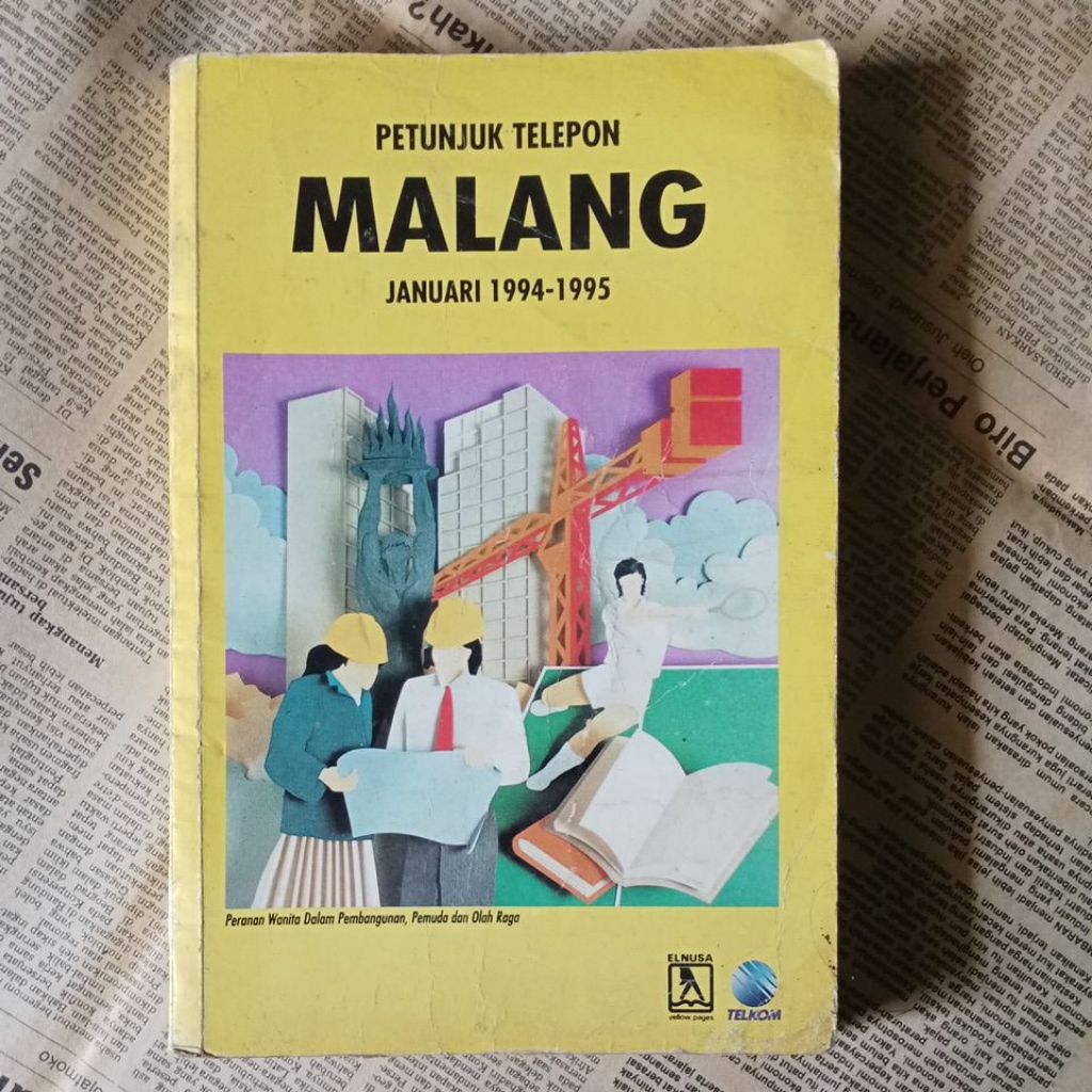 Yellow page / petunjuk telepon malang 1994 - 1995