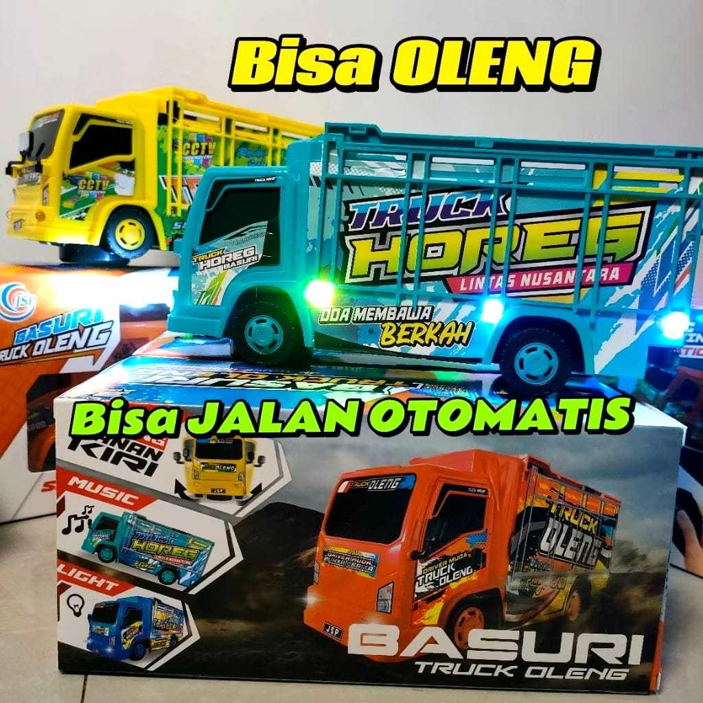 Promo Mainan Anak Mobil Truck Oleng Pertamina Lpg Gas Elpiji / Tahu Bulat Telolet Basuri Ada Lampu
