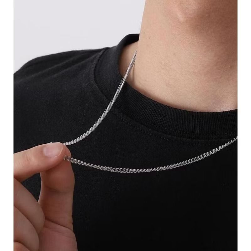Kalung Rantai Pria Wanita Anti Karat