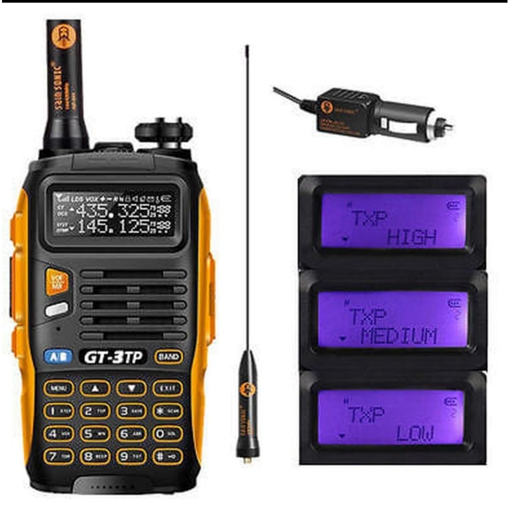 BAOFENG GT-3TP HT DUALBAND 8 WATT BARU GT3TP GT3 WALKIE TALKIE