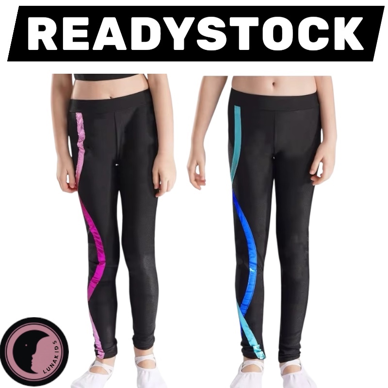 Ice Skating Pants Leggings Skating Celana Panjang Figure Skating Gymnastic