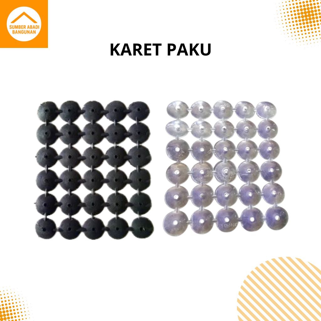 KARET PAKU SENG HITAM TRANSPARAN/KARET PAKU SENG HITAM/ KARET PAKU TRANSPARAN/ KARET PAKU ABSES/KARE