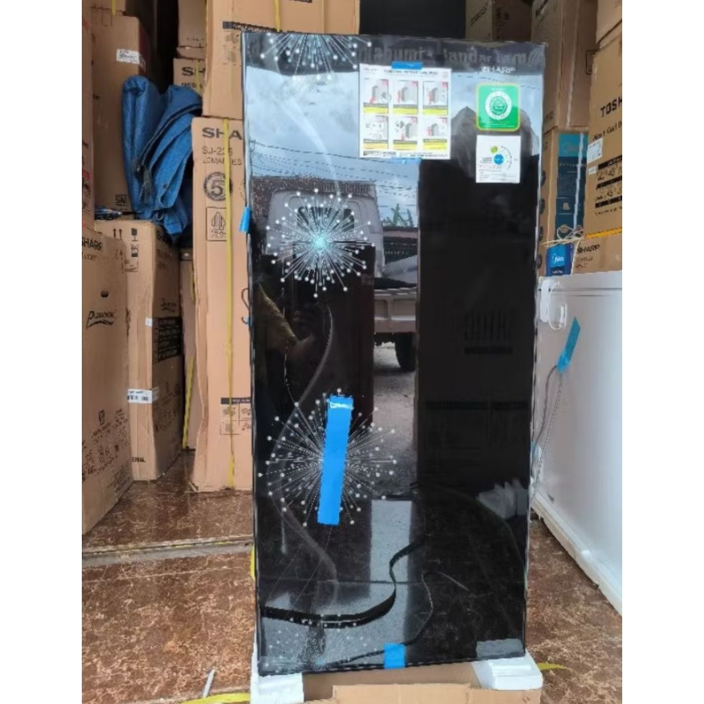 KULKAS SHARP 1 PINTU JUMBO 185 LITER SJ-X197MG