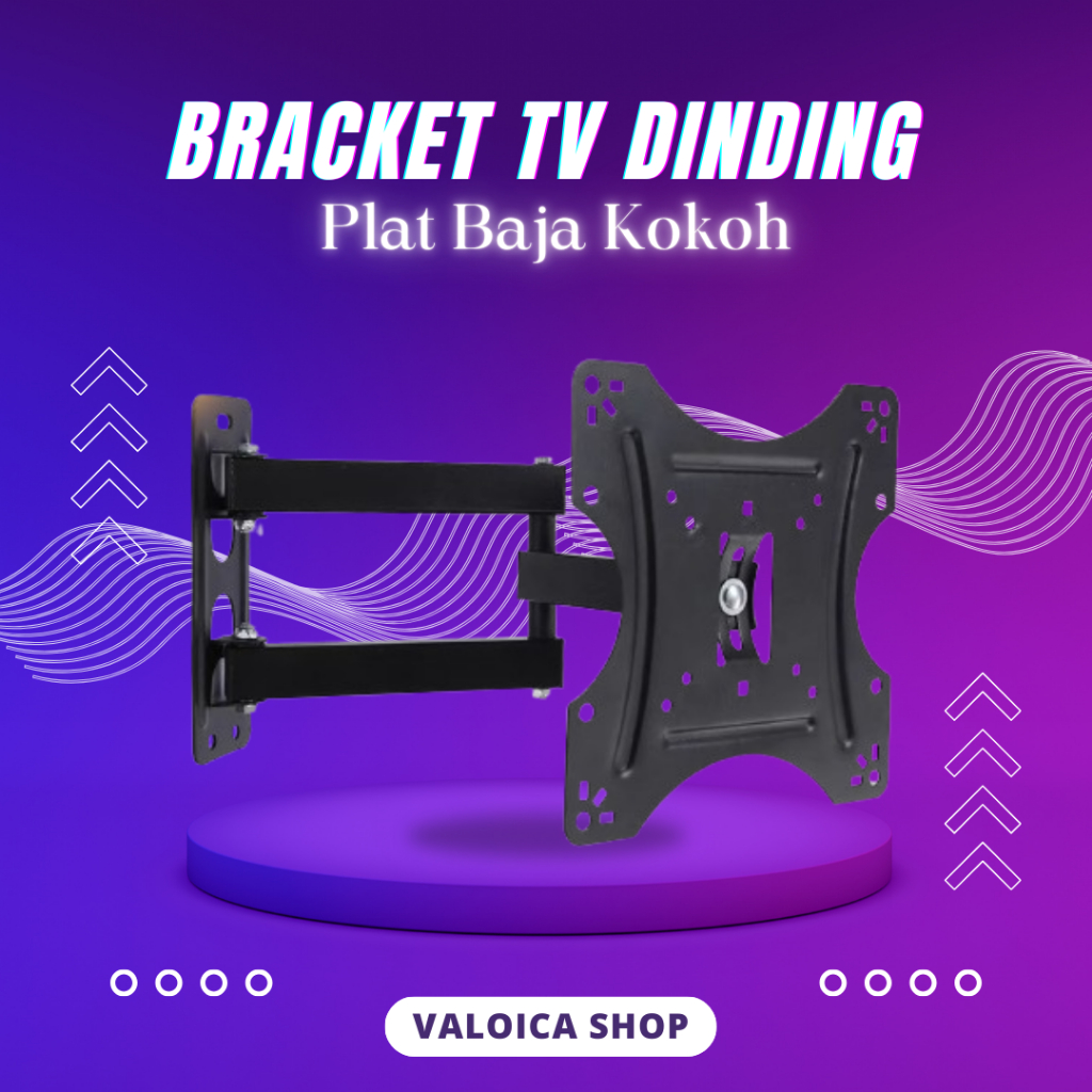 Bracket TV Dinding Penyangga TV Dinding Besi Kokoh Berkualitas
