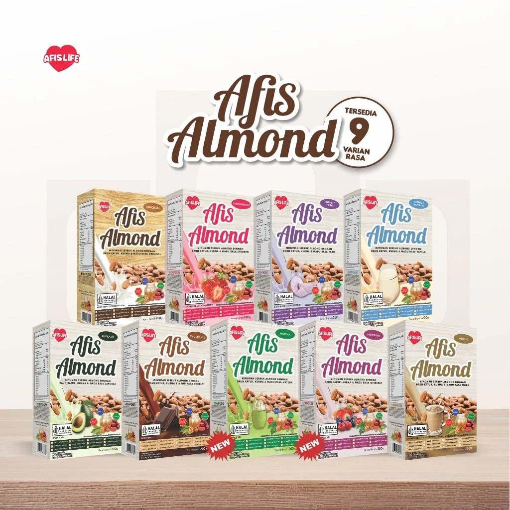 AFIS | SUSU ALMOND | SUSU ALMOND ASI BOOSTER | ALMOND | ASI BOOSTER | NUTRISI IBU MENYUSUI | SUSU