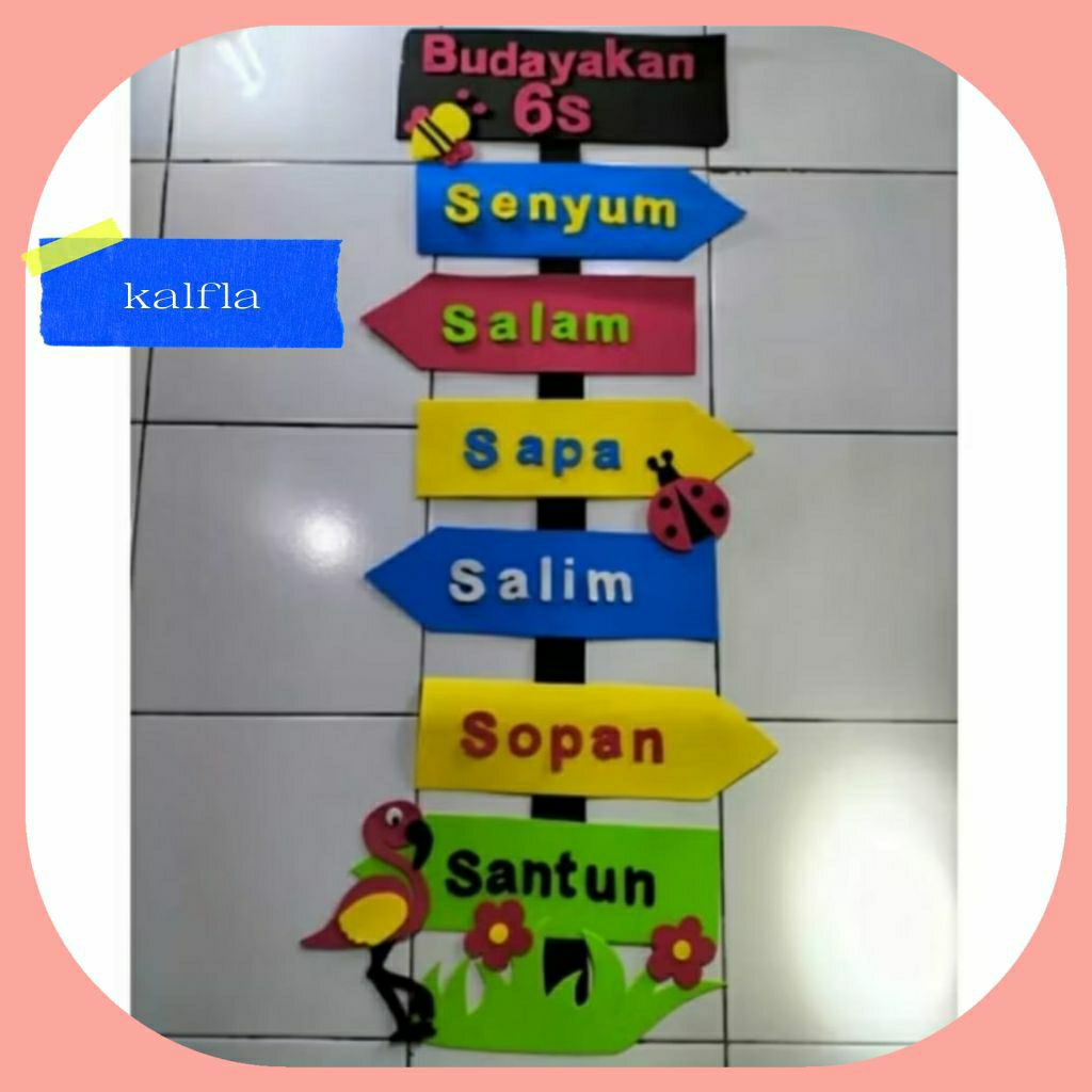 HIASAN KELAS BIASAKAN 6S MODEL BANGAU / DEKORASI KELAS