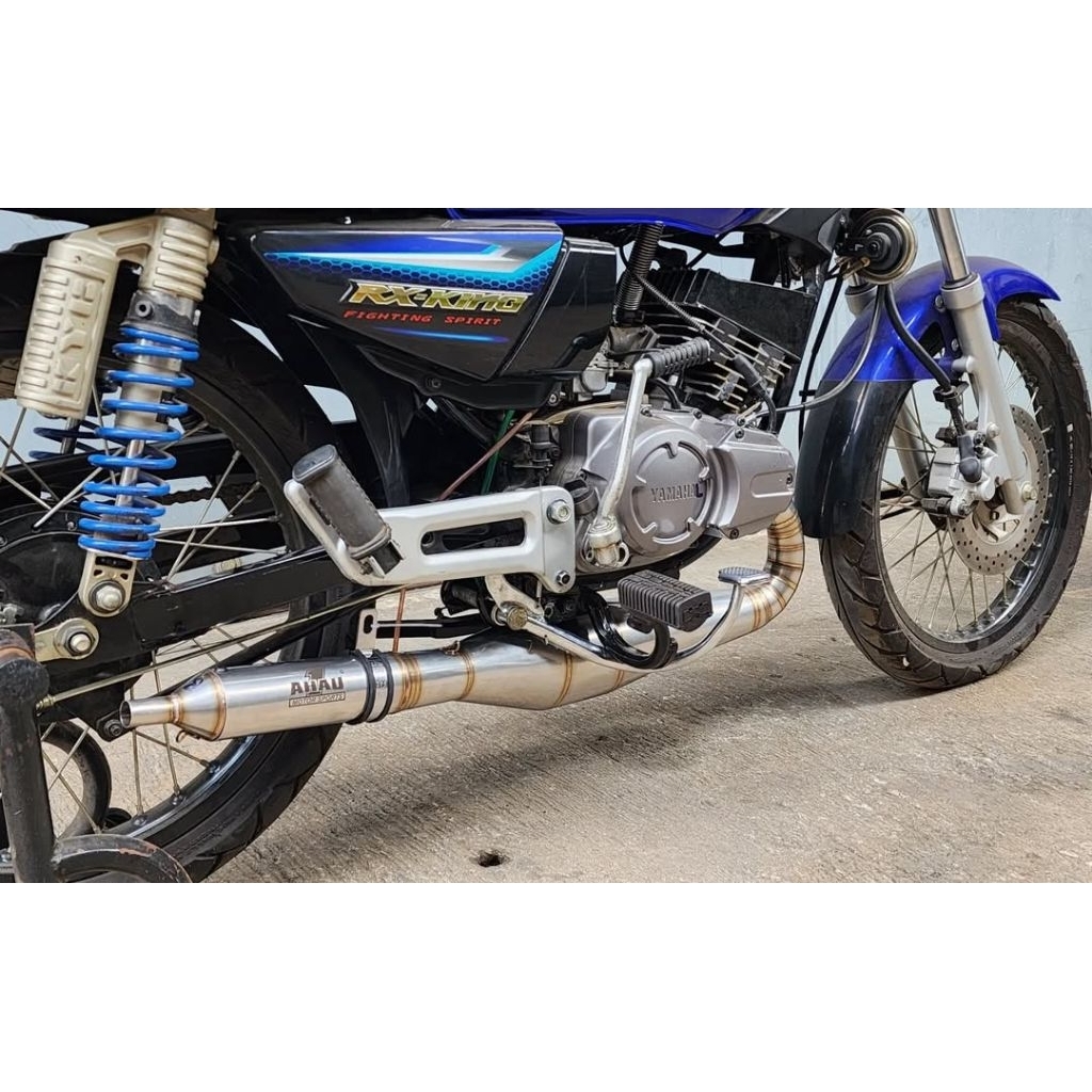 Knalpot Racing Ahau One RXK Telo 3v3 Stainless