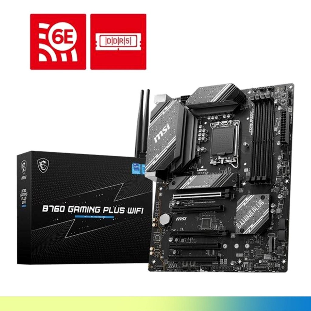 MSI Motherboard B760 GAMING PLUS WIFI (Intel LGA 1700, B760)