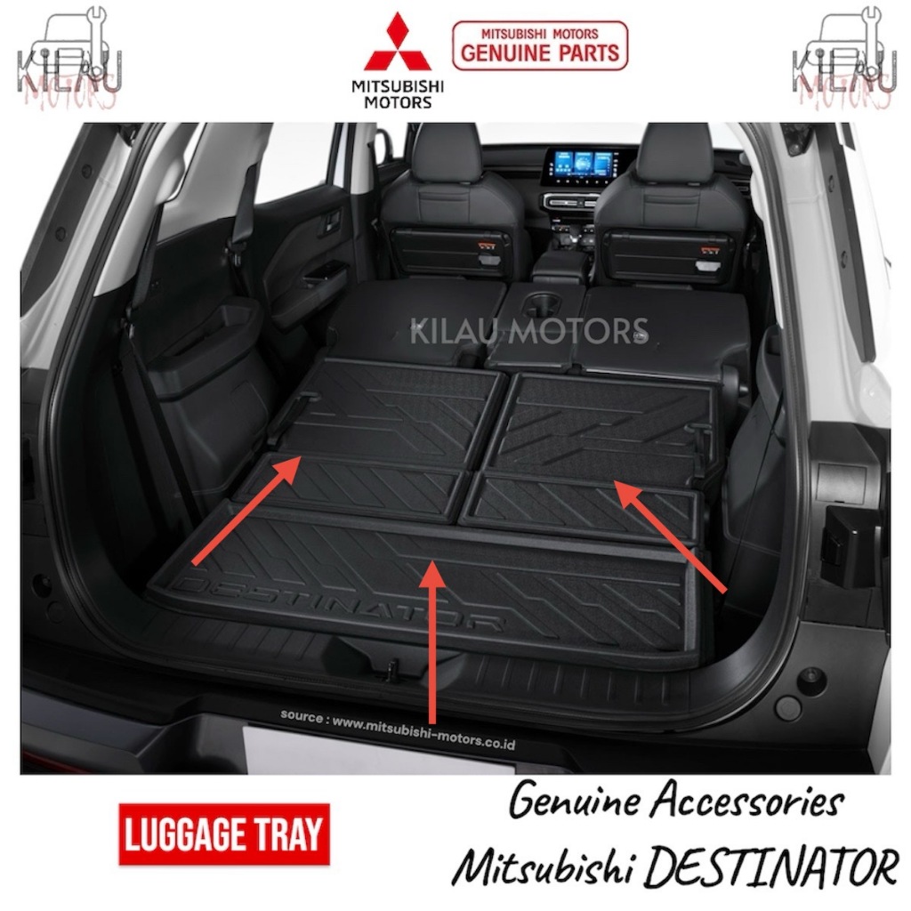 Luggage Tray Karpet Bagasi Destinator Aksesoris Accessories Original Mitsubishi MZ336255