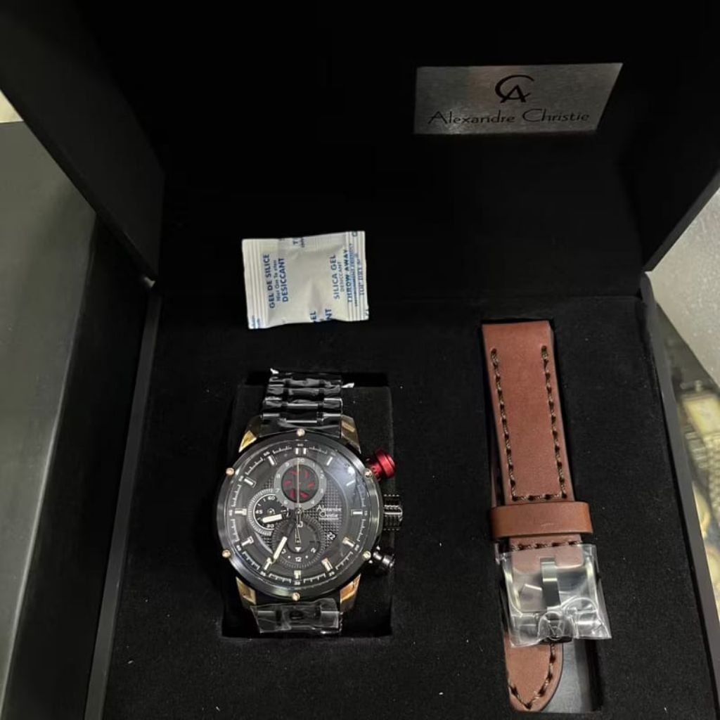 JAM TANGAN PRIA ALEXANDRE CHRISTIE AC 6239 / AC6239 ROSEGOLD ORIGINAL