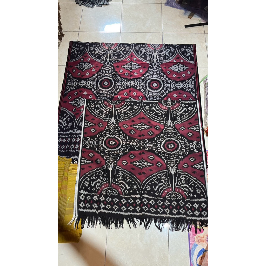 Baju adat bali - Kain Tenun Blanket Couple Saput + Kamen