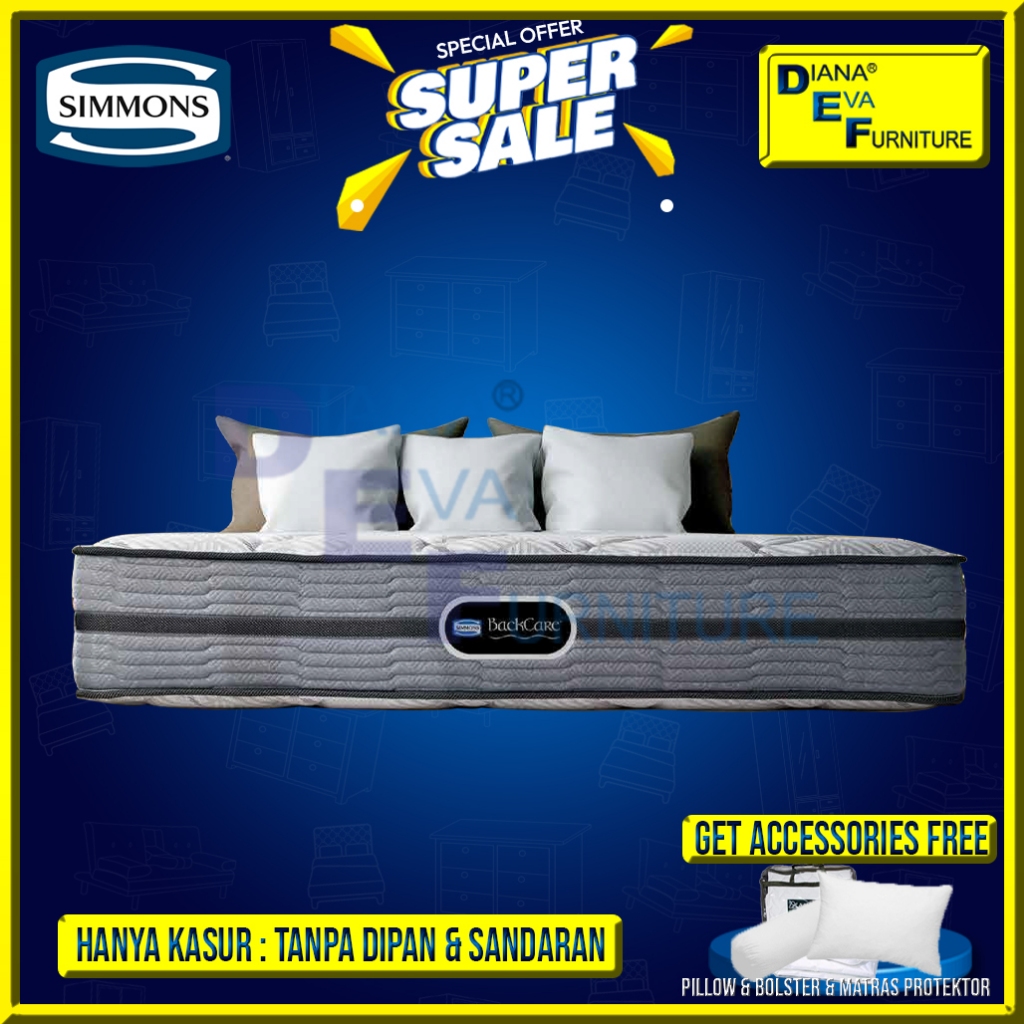Simmons Backcare 4 Kasur Springbed Import