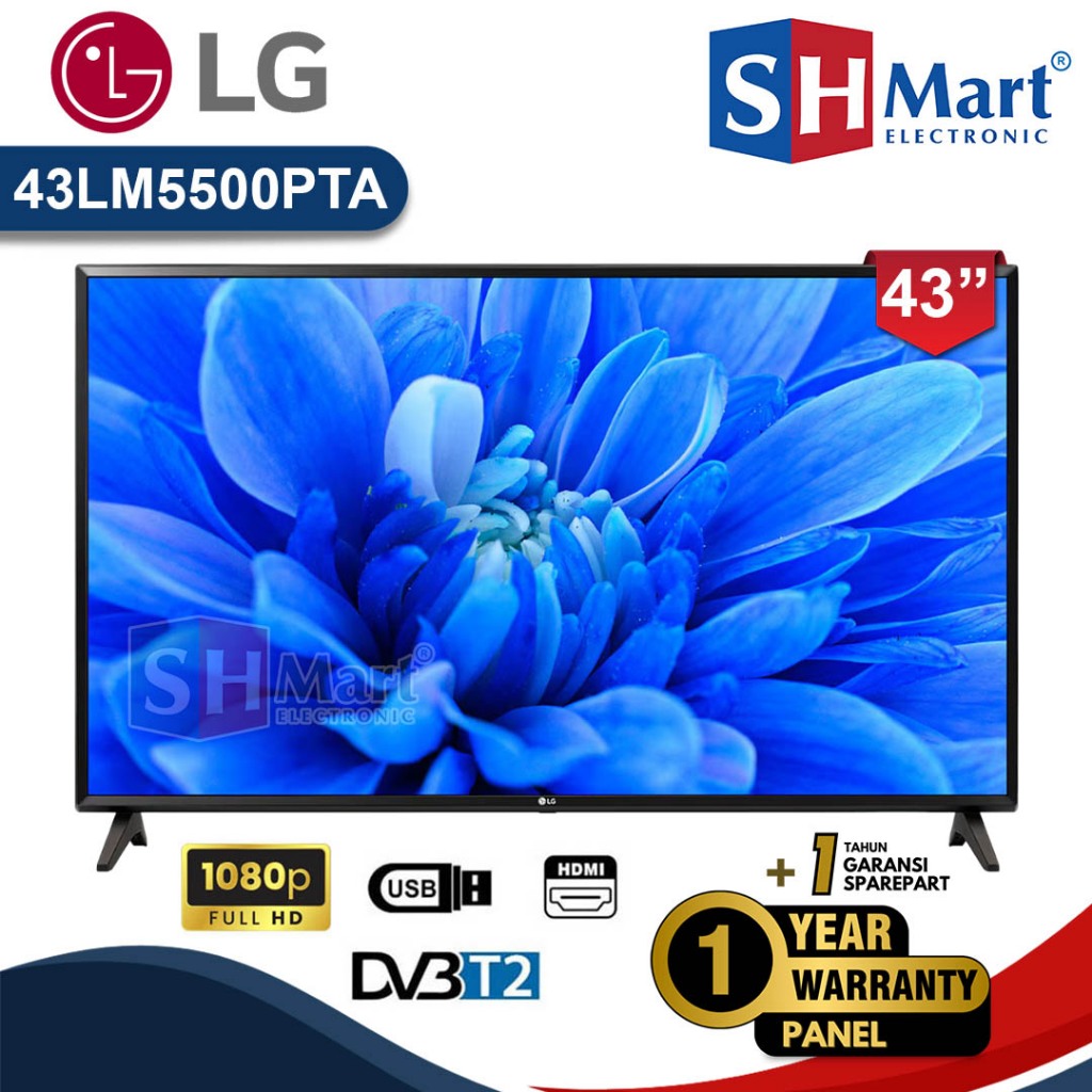 Tv Lg 43 Inch 43LM550 / 43LM5500PTA / 43LM550 Full HD Digital Gaaransi Resmi (MEDAN)